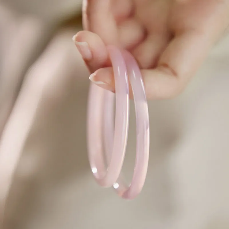 Moon Jewelry Agate Bangles Women's-5