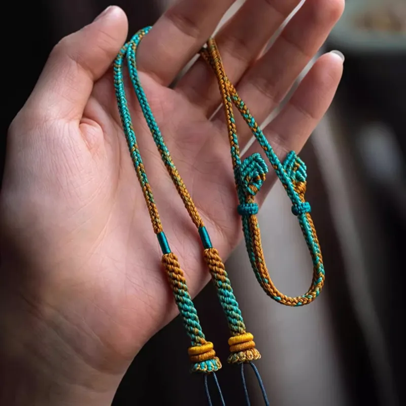 Moon Jewelry Braided String Necklaces Unisex-2