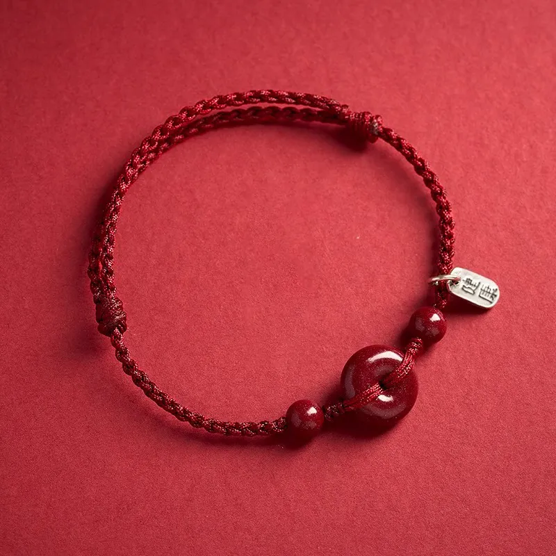 Moon Jewelry Cinnabar Bracelets Unisex-1