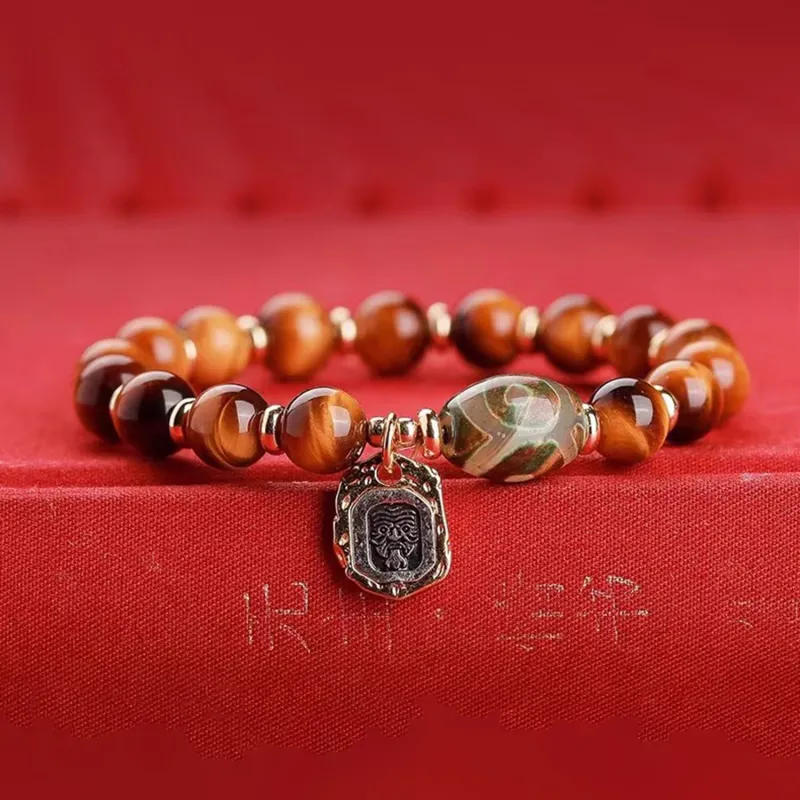 Moon Jewelry Tiger's Eye Stone Bracelets Unisex-2