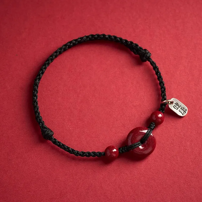 Moon Jewelry Cinnabar Bracelets Unisex-10