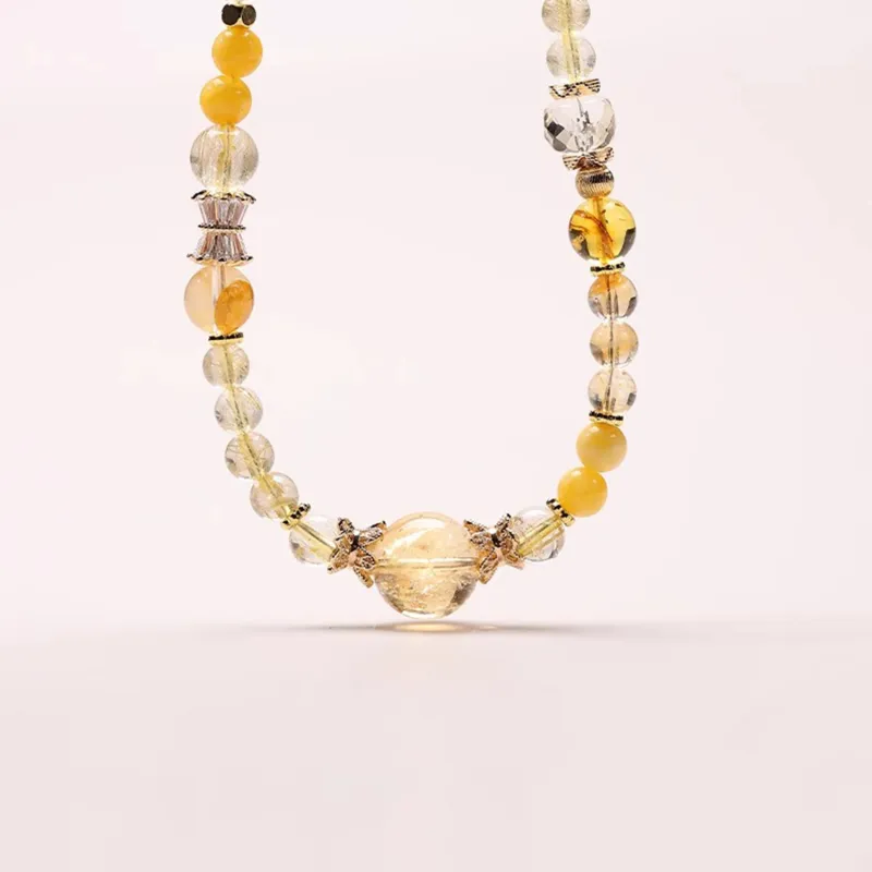 Moon Jewelry Crystal Necklaces Unisex-25