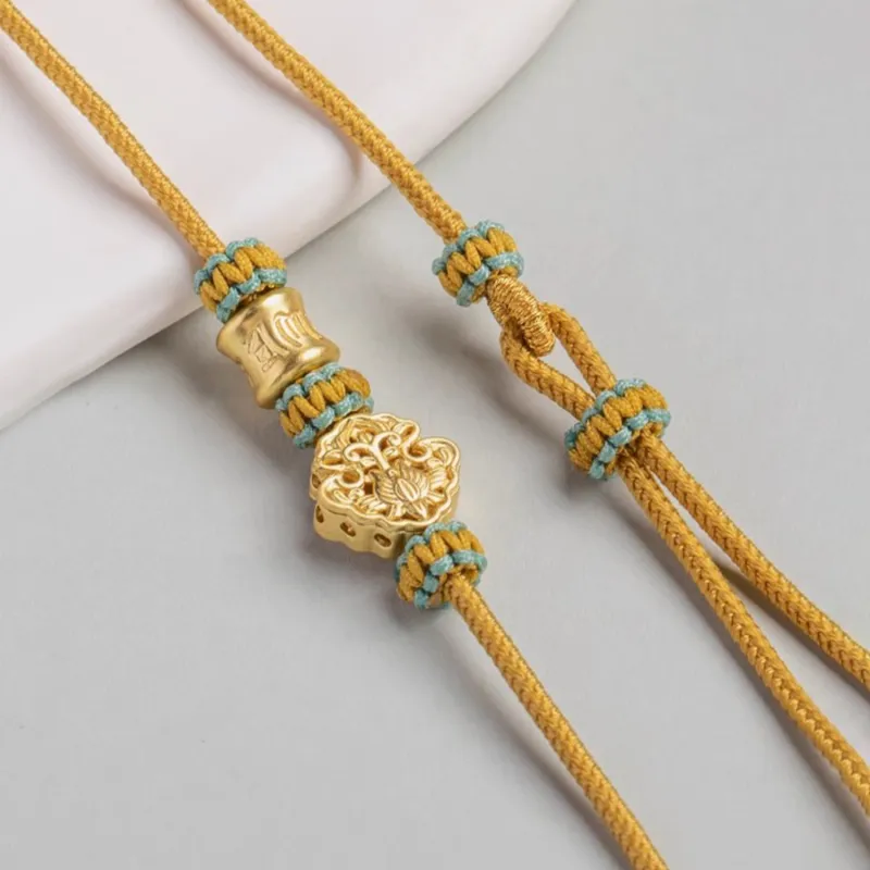 Moon Jewelry Braided String Necklaces Unisex-6