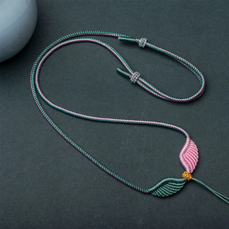 Moon Jewelry Braided String Necklaces Unisex-4