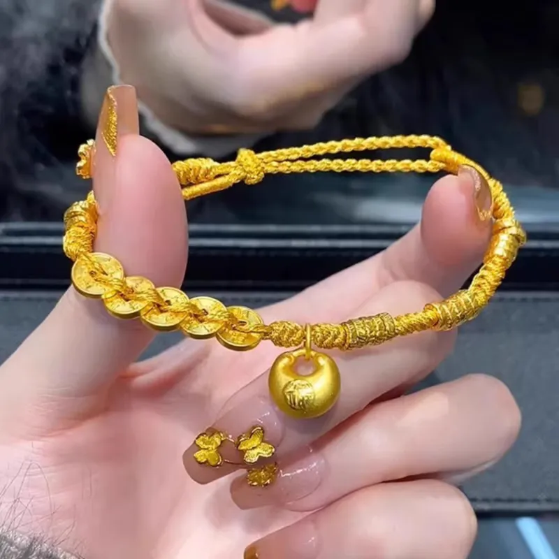 Moon Jewelry Alloy Hand Rope Unisex-1