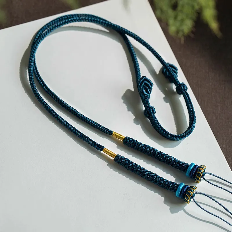 Moon Jewelry Braided String Necklaces Unisex-7