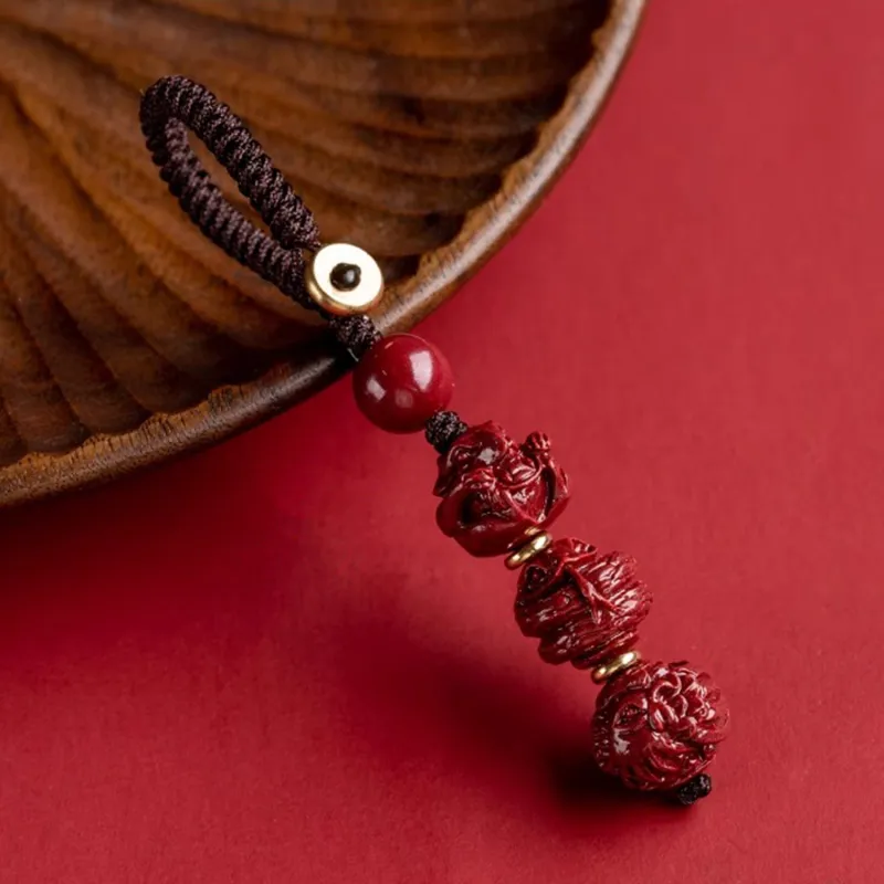 Moon Jewelry Cinnabar Keychains Unisex-27