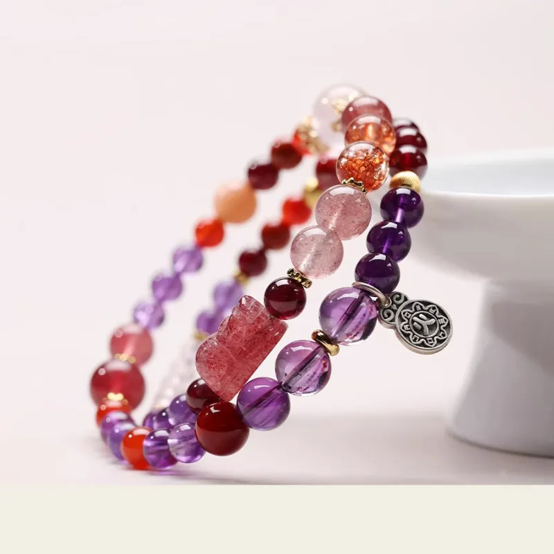 Moon Jewelry Crystal Jade Bracelets Unisex-18