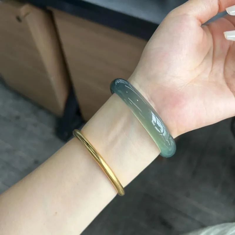 Moon Jewelry Agate Jade Bangles Women's-5