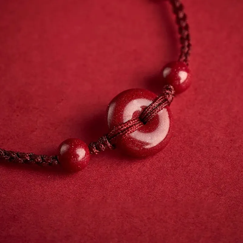 Moon Jewelry Cinnabar Bracelets Unisex-3