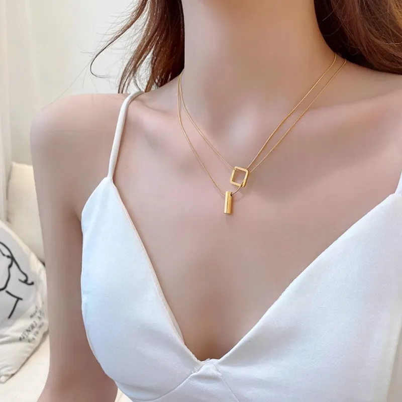 Moon Jewelry Alloy Necklaces Unisex-3