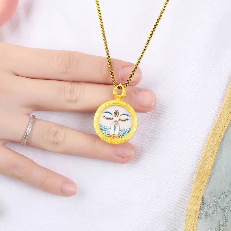 Moon Jewelry Alloy Necklaces Unisex-4