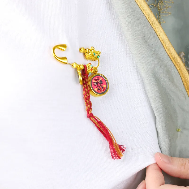 Moon Jewelry Alloy Brooches Unisex-9