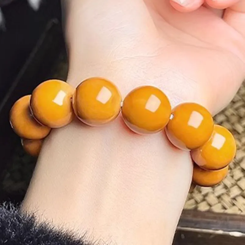 Moon Jewelry Monkey Head Walnut Bracelets Unisex-5