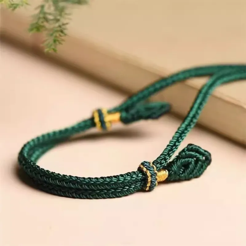 Moon Jewelry Braided String Necklaces Unisex-4