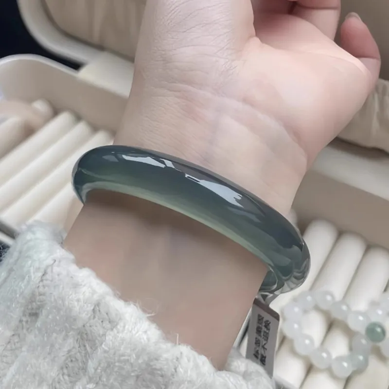 Moon Jewelry Agate Bangles Women's-3