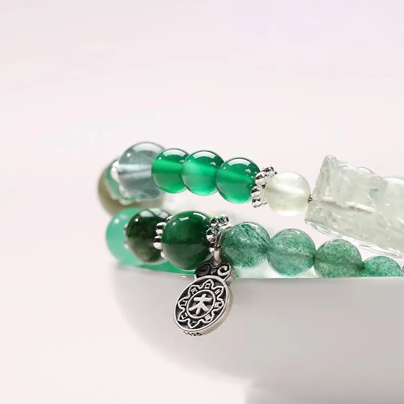 Moon Jewelry Crystal Jade Bracelets Unisex-6