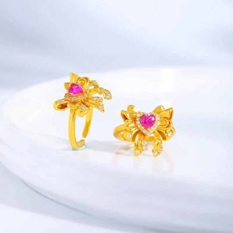 Moon Jewelry Alloy Rings Unisex-4