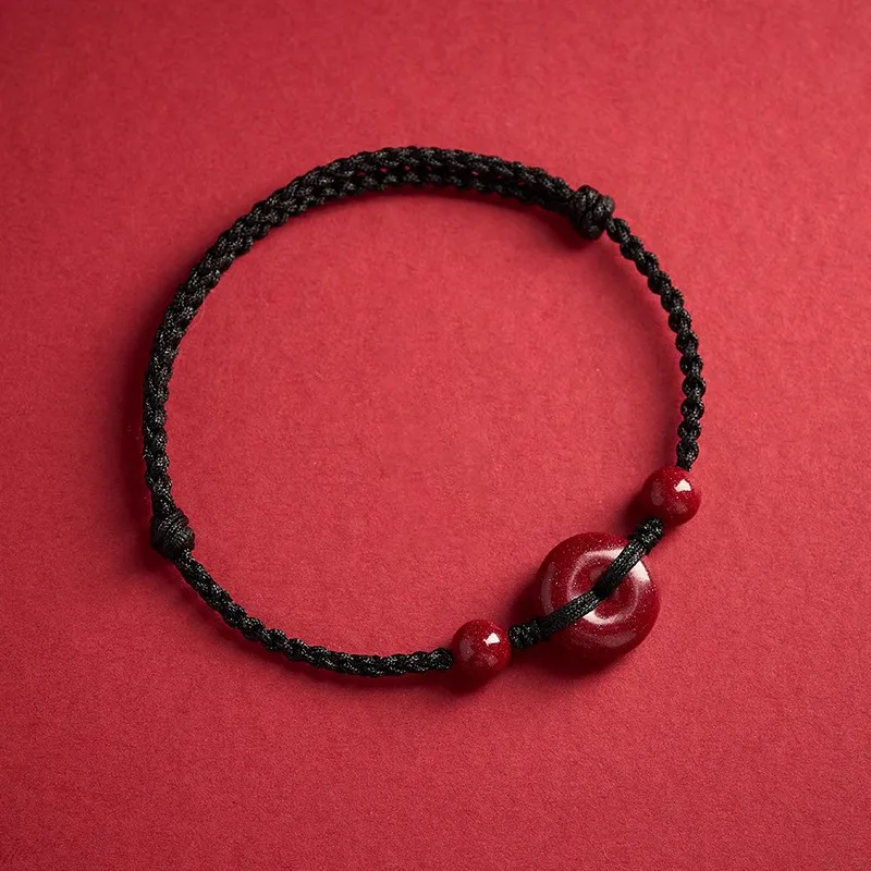Moon Jewelry Cinnabar Bracelets Unisex-16