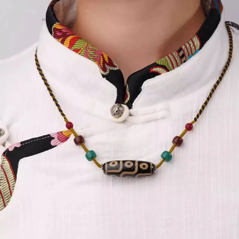 Moon Jewelry Agate Necklaces Unisex-6