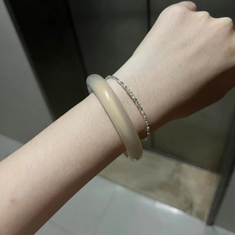 Moon Jewelry Agate Bangles Women's-7