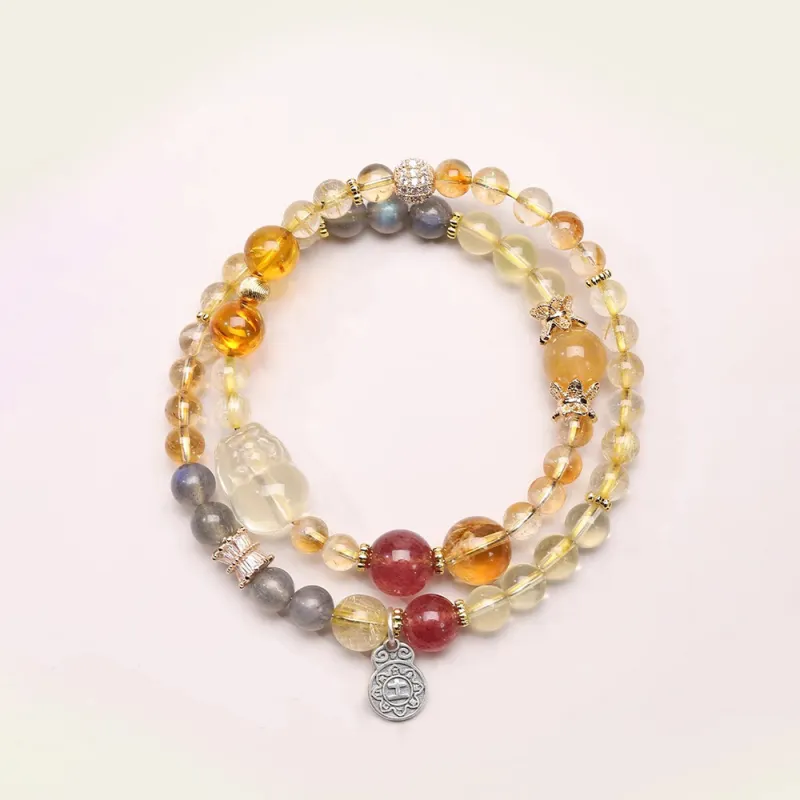 Moon Jewelry Crystal Jade Bracelets Unisex-26