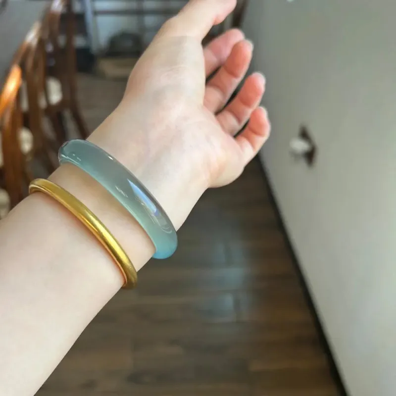Moon Jewelry Agate Jade Bangles Women's-8