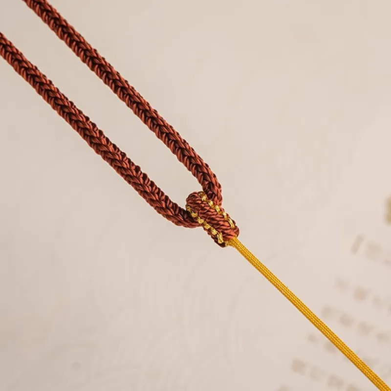 Moon Jewelry Braided String Necklaces Unisex-6