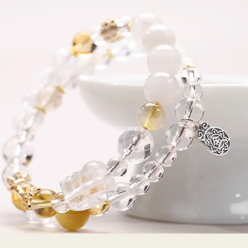Moon Jewelry Crystal Jade Bracelets Unisex-3