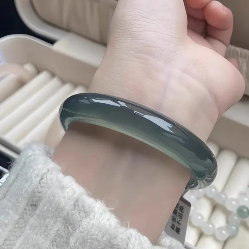 Moon Jewelry Agate Bangles Women's-2