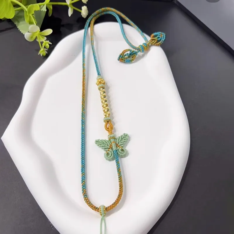 Moon Jewelry Braided String Necklaces Unisex-6