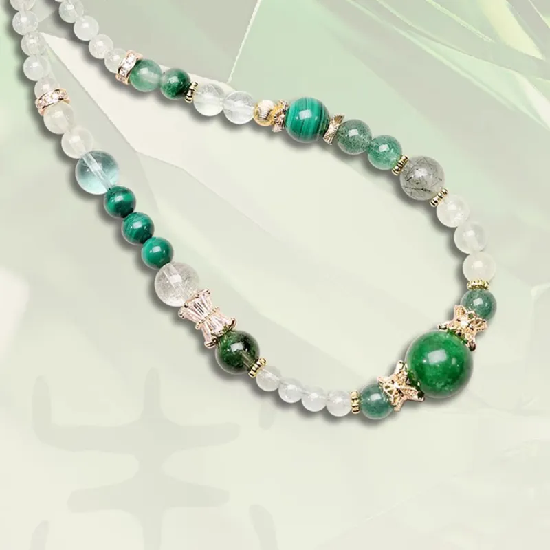 Moon Jewelry Crystal Necklaces Unisex-11