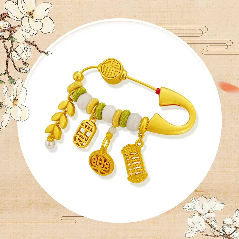 Moon Jewelry Alloy Brooches Unisex-4