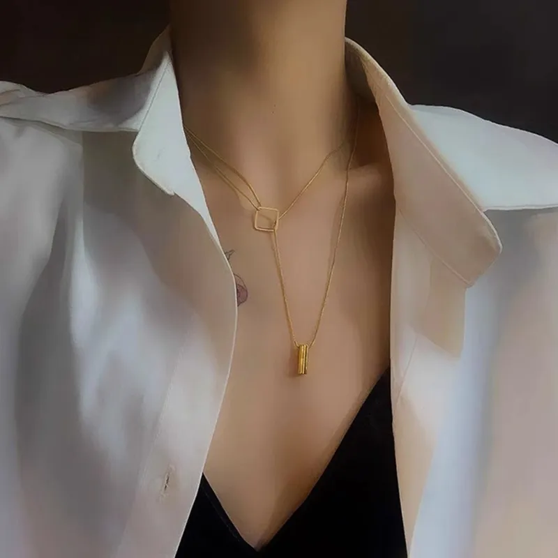 Moon Jewelry Alloy Necklaces Unisex-2