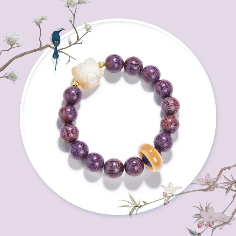 There Is You In The Long World White Jade Bodhi Bracelets Unisex-20