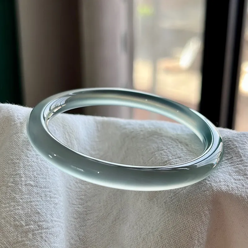 Moon Jewelry Agate Jade Bangles Women's-5