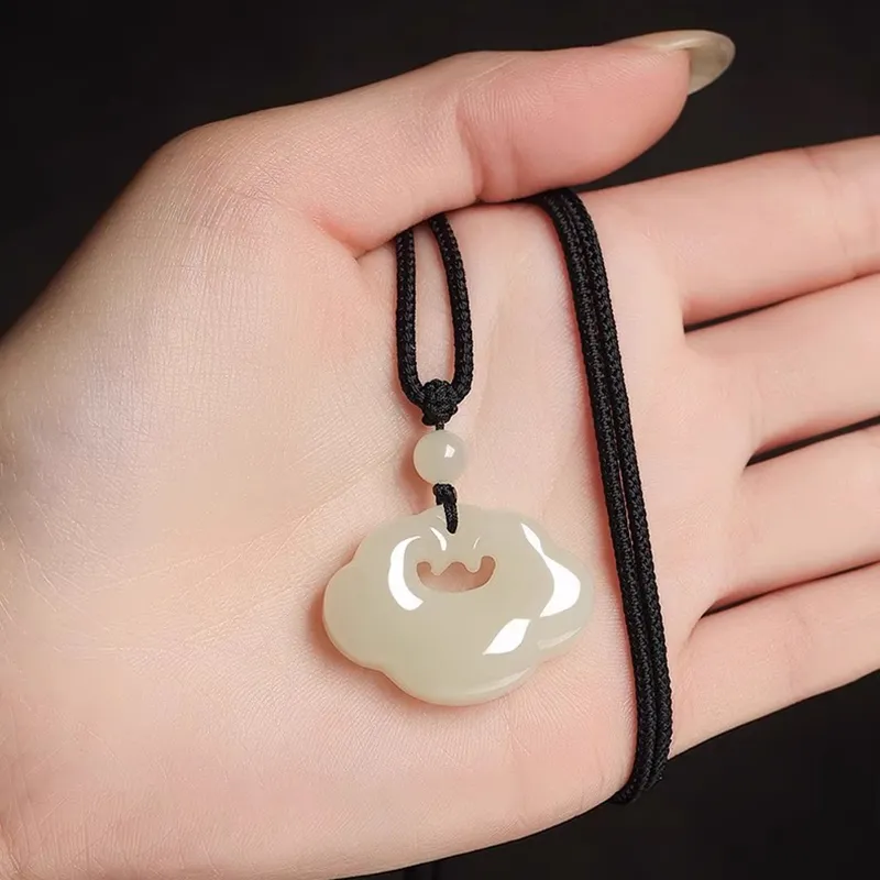 Moon Jewelry Agate Jade Necklaces Unisex-5