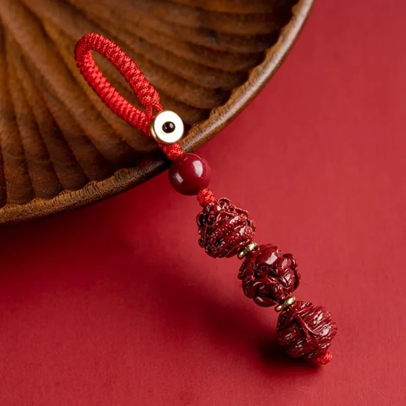Moon Jewelry Cinnabar Keychains Unisex-19