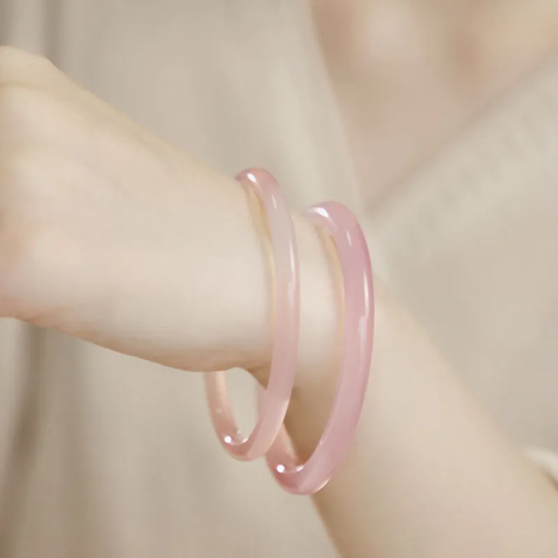 Moon Jewelry Agate Bangles Women's-4