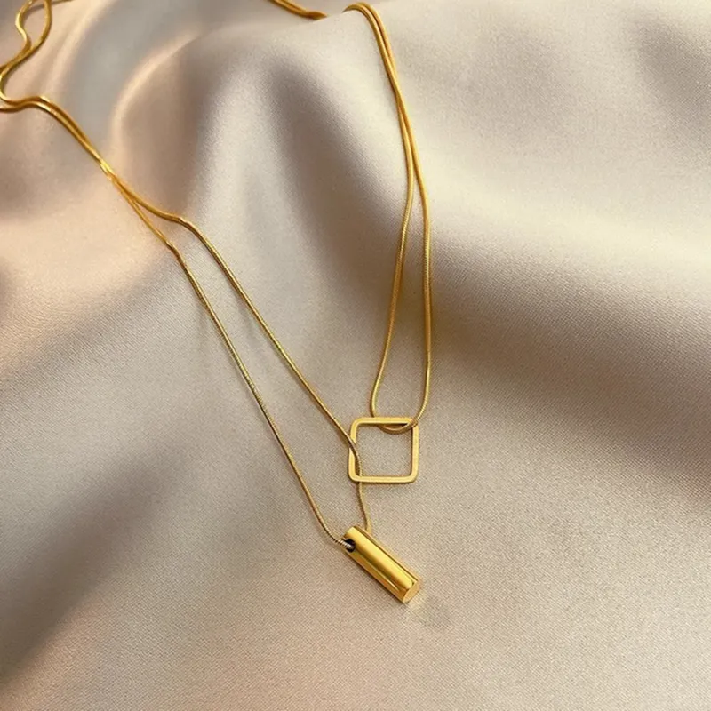 Moon Jewelry Alloy Necklaces Unisex-6
