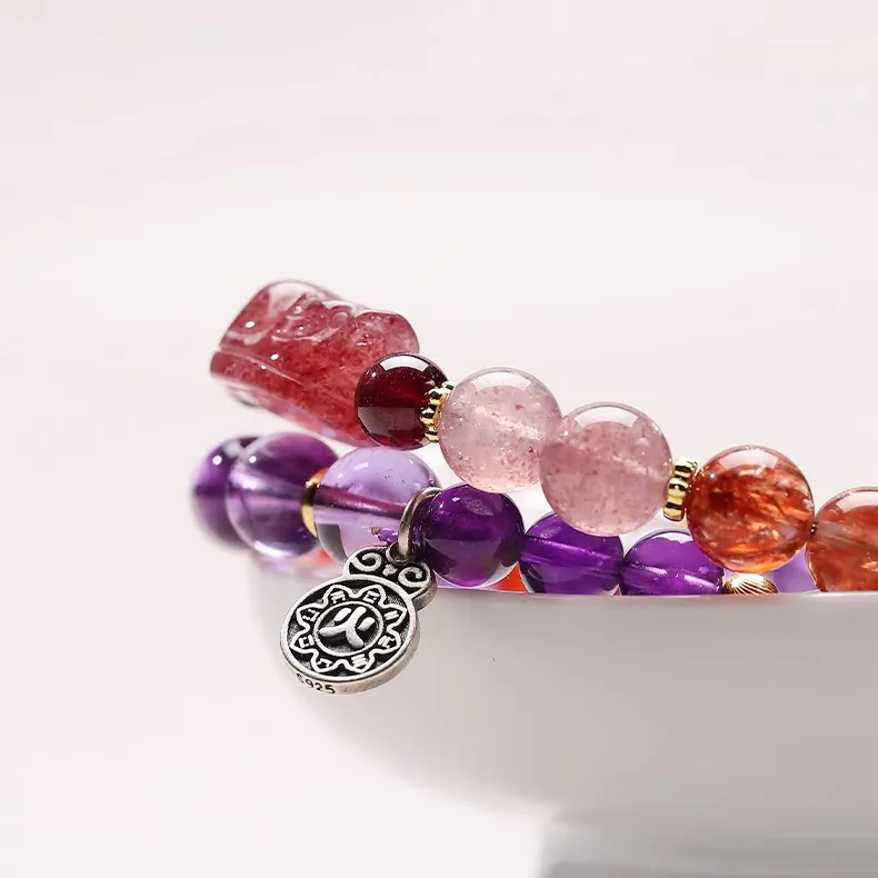 Moon Jewelry Crystal Jade Bracelets Unisex-17