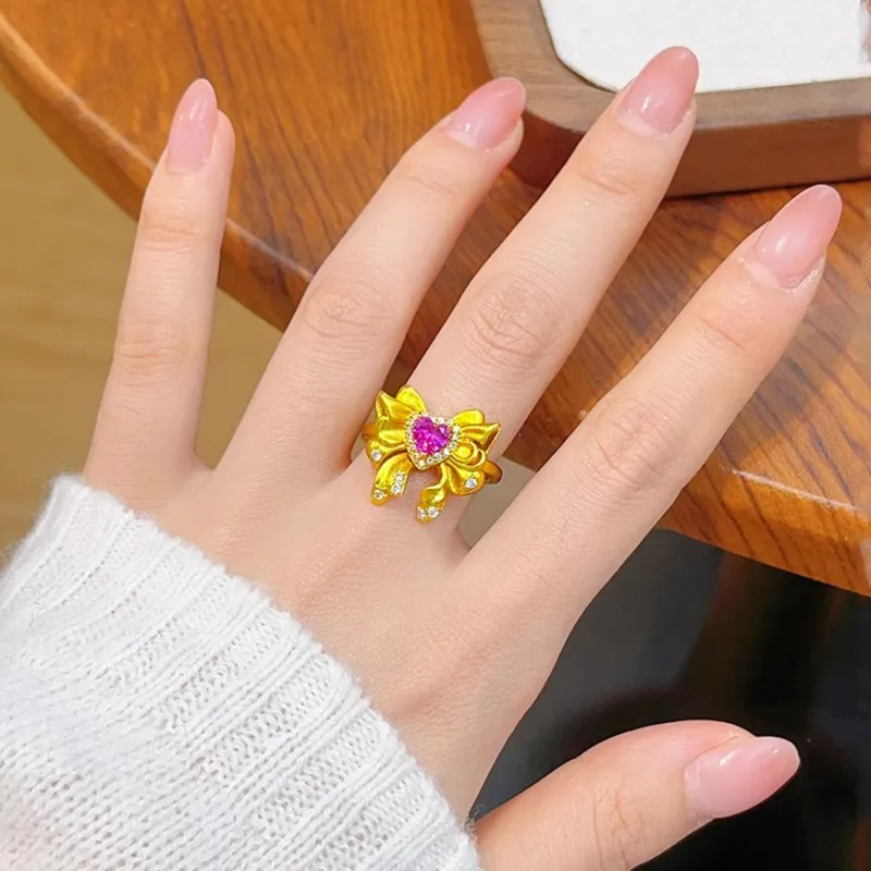 Moon Jewelry Alloy Rings Unisex-7