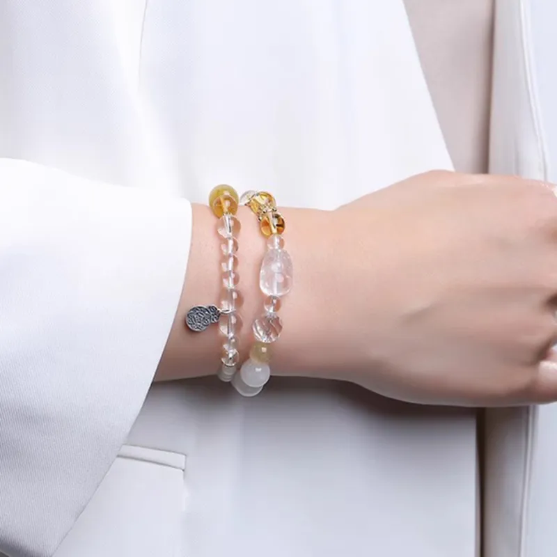 Moon Jewelry Crystal Jade Bracelets Unisex-1