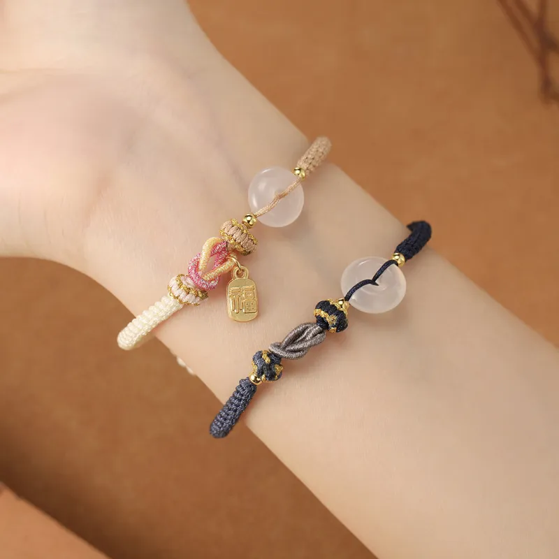 Moon Jewelry Agate Jade Bracelets Unisex-6