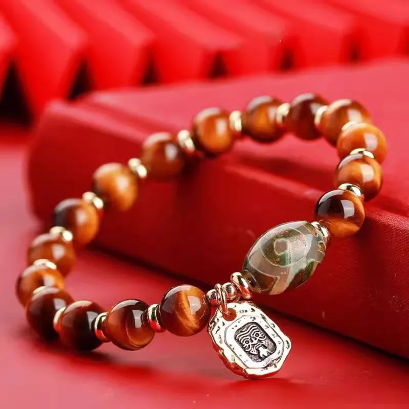 Moon Jewelry Tiger's Eye Stone Bracelets Unisex-3