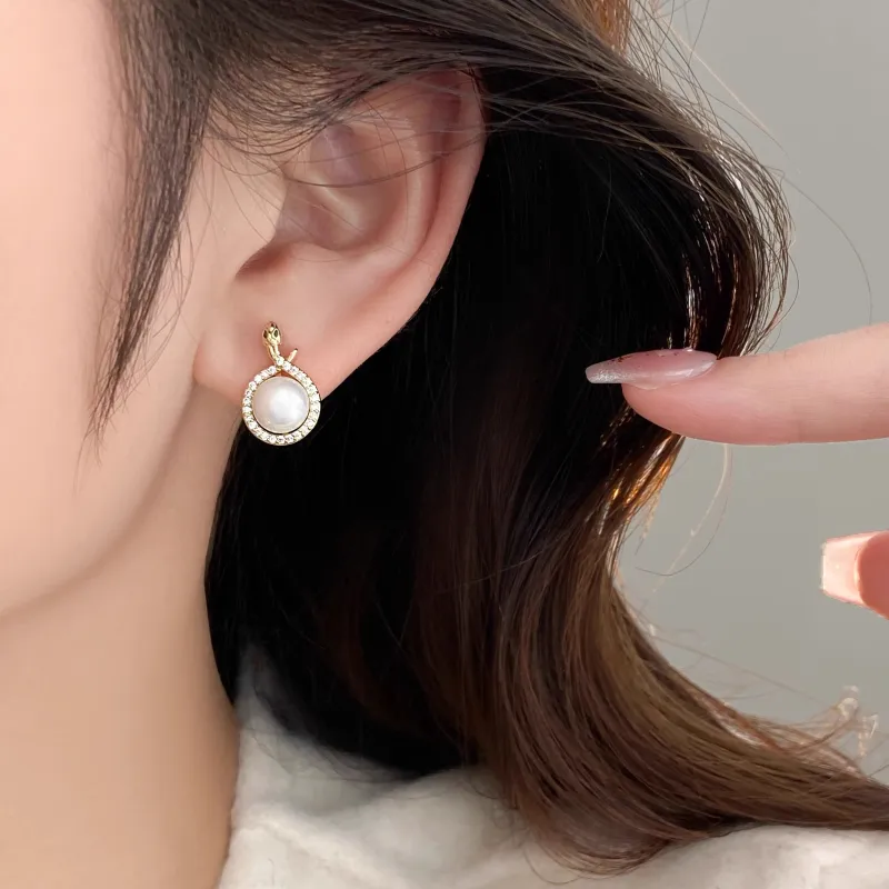 Moon Jewelry Alloy Earrings Unisex-5
