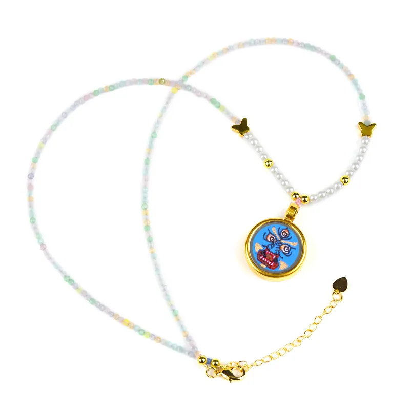 Moon Jewelry Alloy Necklaces Unisex-16