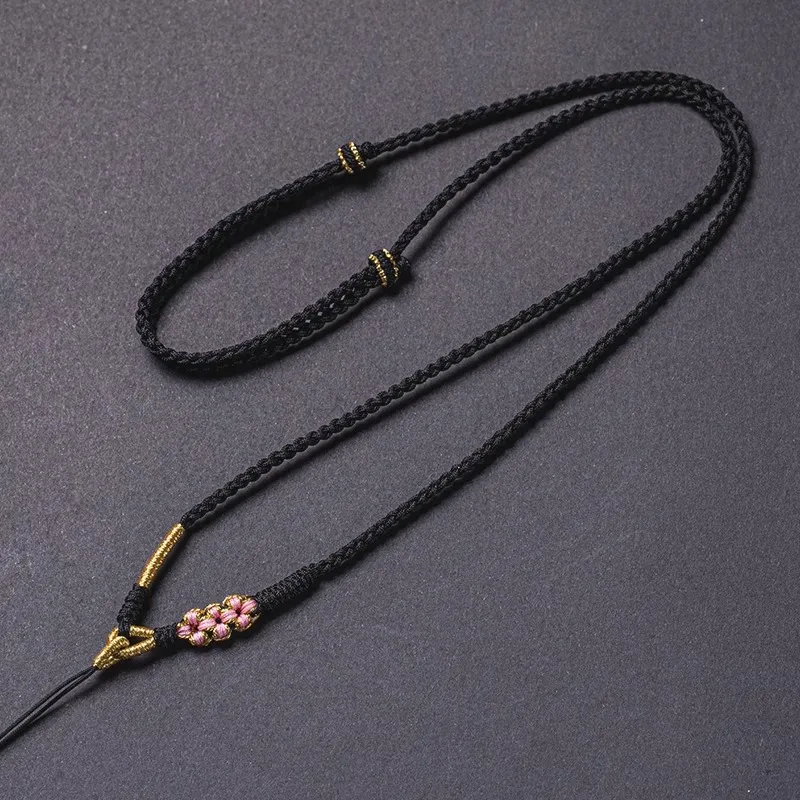 Moon Jewelry Braided String Necklaces Unisex-1