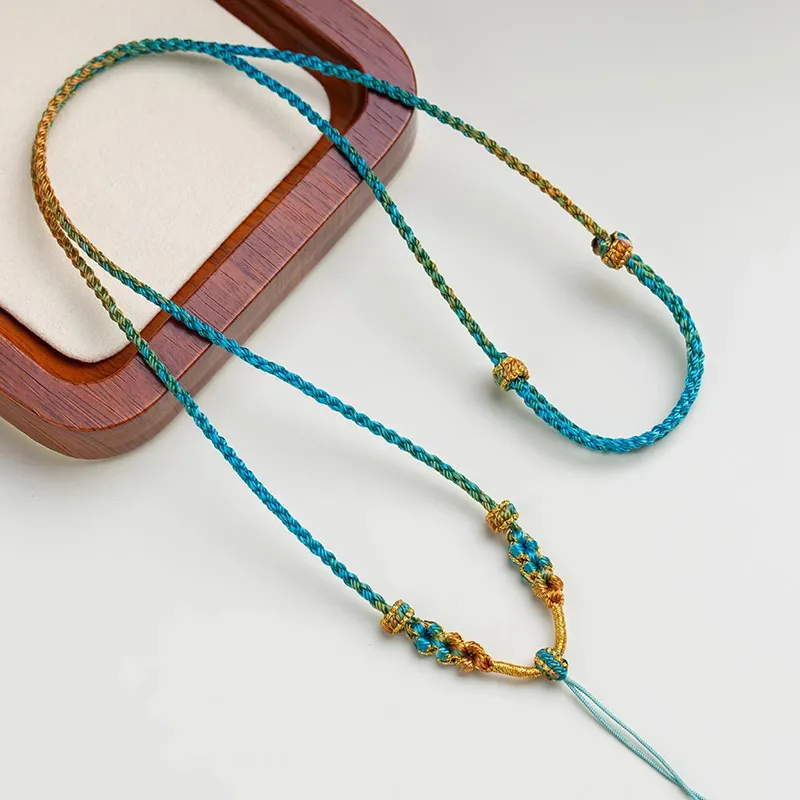 Moon Jewelry Braided String Necklaces Unisex-8