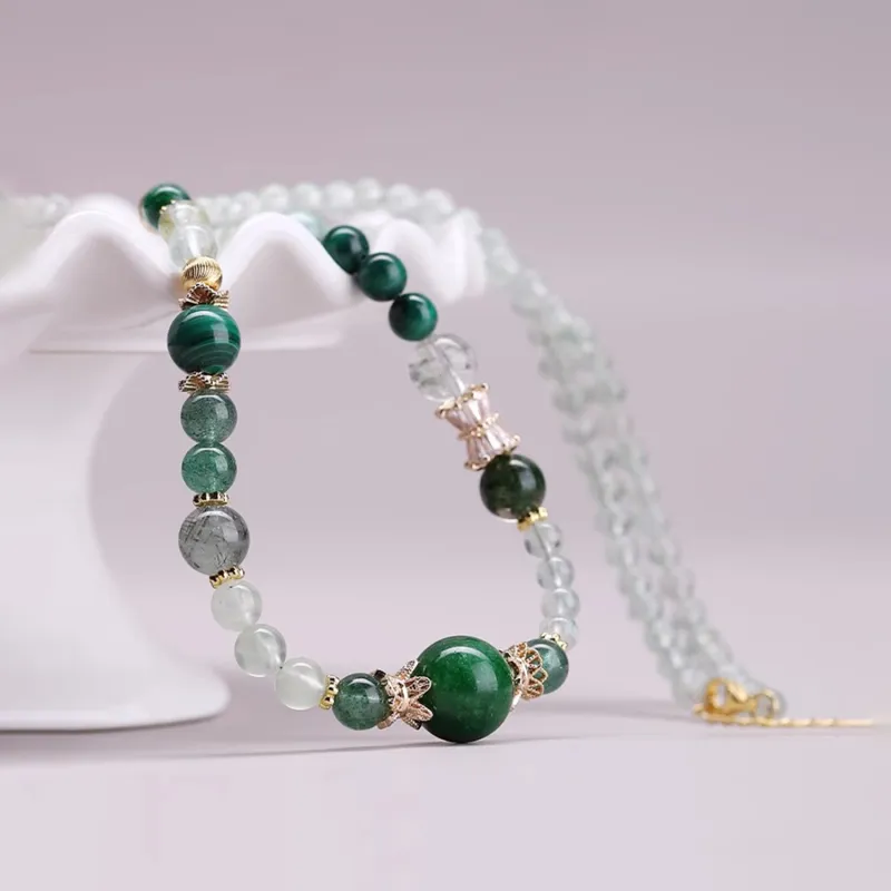 Moon Jewelry Crystal Necklaces Unisex-8